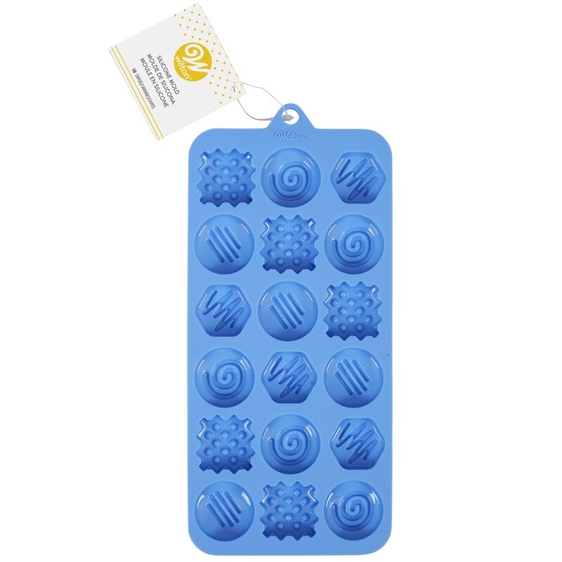 WILTON 2115-0-0110 Moldes Silicon Trufas Fancy