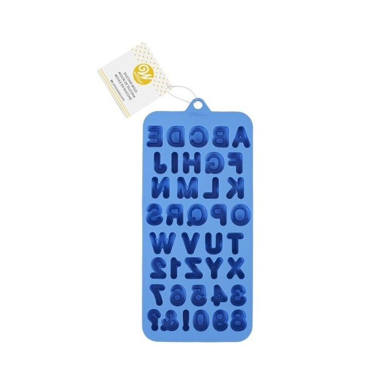 WILTON 2115-0-0111 Moldes Silicon Numeros y Letras
