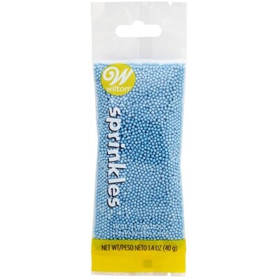 WILTON 710-4087 Gragea En Bolitas Azules Decoracion 40g