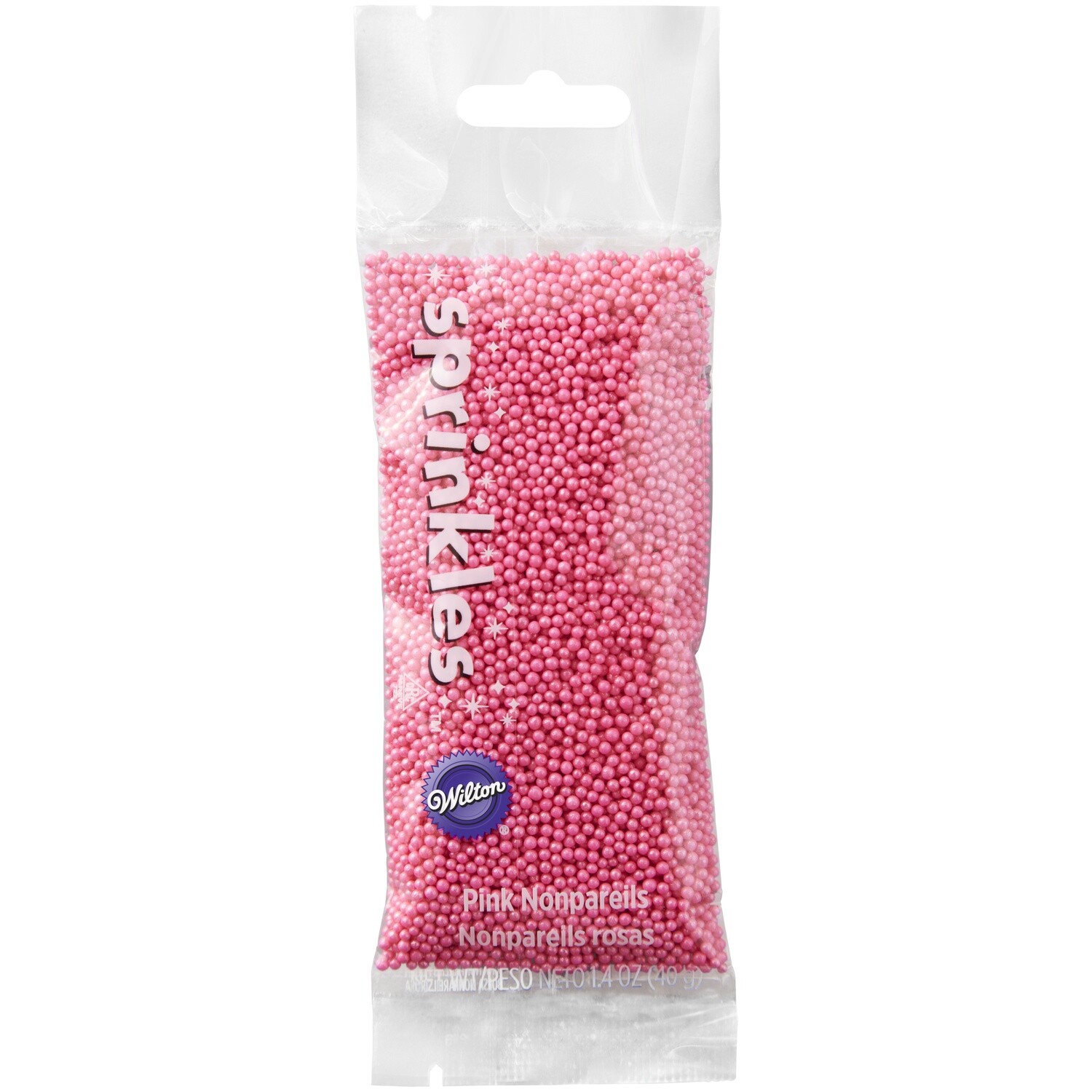 WILTON 710-4088 Gragea En Bolitas Rosas Decoracion 40g