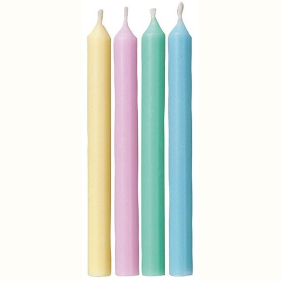 WILTON 2811-291 Vela Redonda Colores Pastel