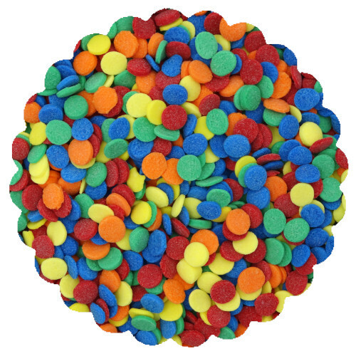 OTS000269-100 Confeti Redondo Colores Brillantes 100g