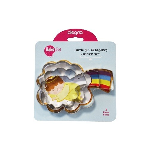 CTR000605 Juego Cortador De Nube Arcoiris 10 cm