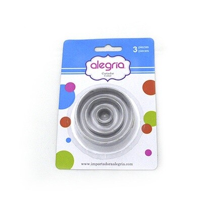 4-2360 Juego Cortador Metal Circulo 3pzas