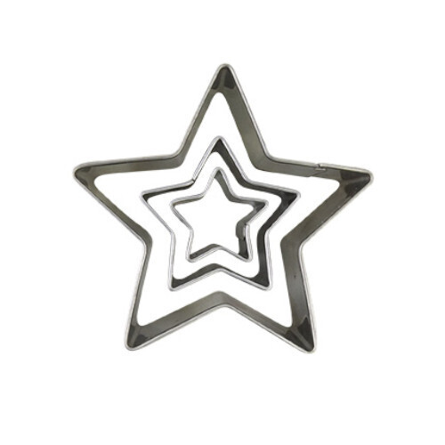 4-2361 Juego Cortador Metal Estrella 3pzas