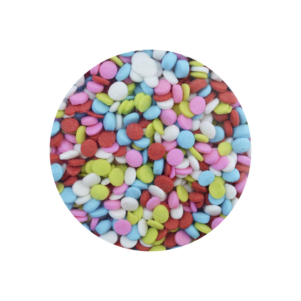 20693-553 Confeti Redondo Rosa Rojo Blanco 553g