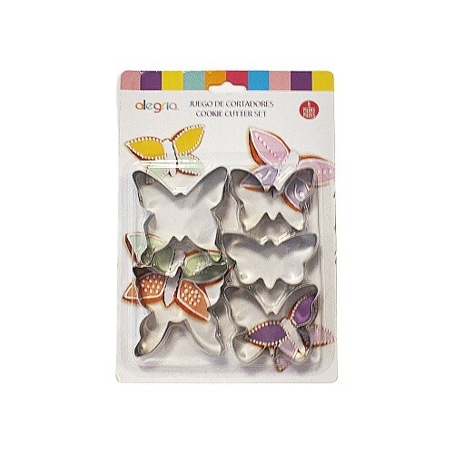 CTR000422 Juego Cortador Metal De Mariposas 5pzas