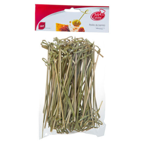 4-0706 Palillo Bambu Con Nudo 18 cm 100 piezas º