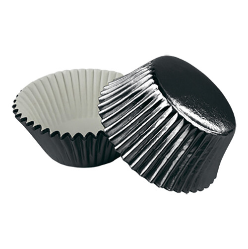 4-2740 Capacillo Chico Negro Metalico 50 piezas