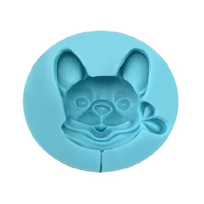 SIL001034 Molde Silicon Cara De Perro Chihuahua 7.5 x 2.2 cm