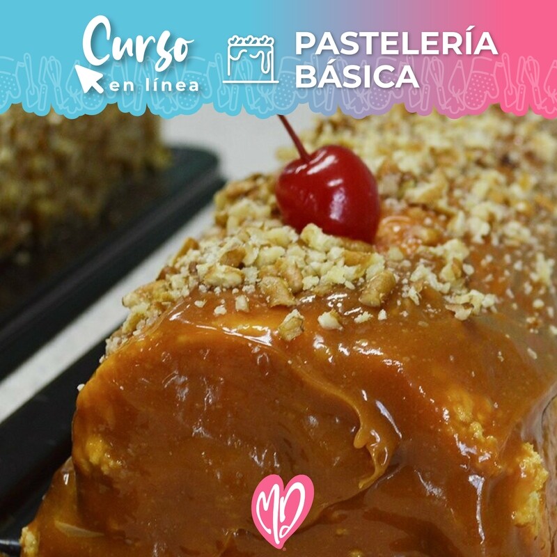 Curso EN LINEA - Cake Angel, Rollos: Mango, Fresas y Cajeta