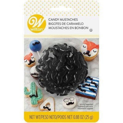 WILTON 710-6061 Figuras Dulce Bigotes 25 Gr