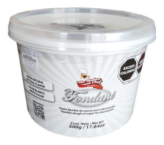 MA BAKER&CHEF FOPA03-500 Fondant Blanco 500g