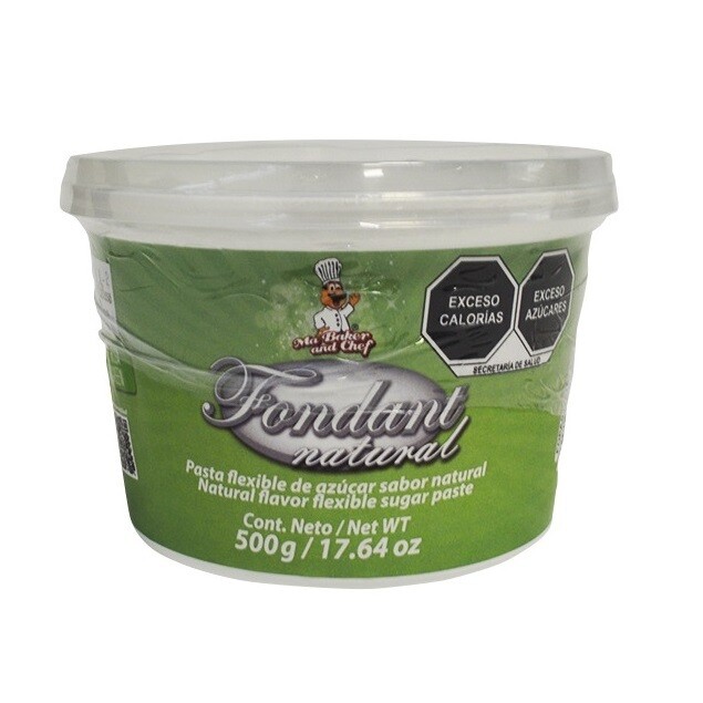 MA BAKER&CHEF FOPA03VEHO-500 Fondant Verde Hoja 500g