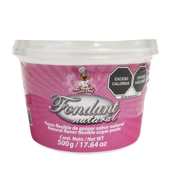 MA BAKER&CHEF FOPA03ROSA-500 Fondant Rosa 500 Grs