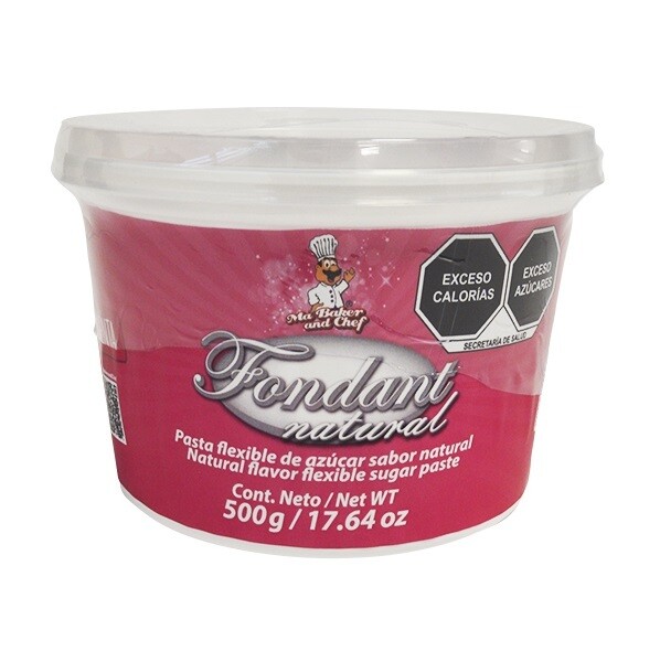 MA BAKER&CHEF FOPA03MAGE-500 Fondant Magenta 500 Grs