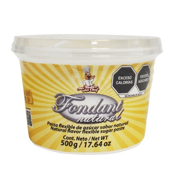 MA BAKER&CHEF FOPA03AMHU-500 Fondant Amarillo Huevo 500 Grs