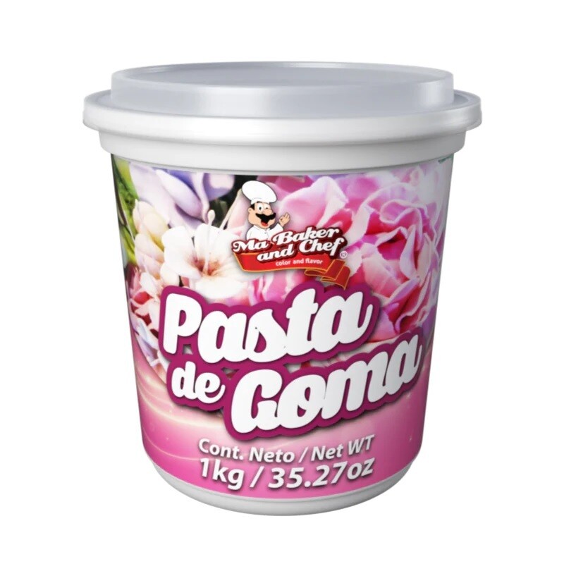 MA BAKER&CHEF PAGO01-1000 Pasta de Goma Preparada 1 kg