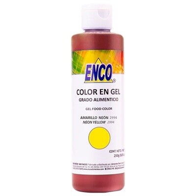 ENCO 2994-250 Colorante en gel Amarillo Neon 250 gr