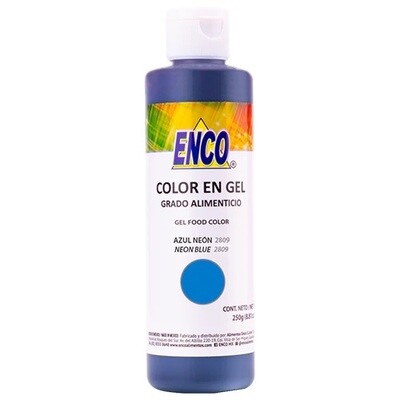 ENCO 2809-250 Colorante en gel Azul Neon 250 gr