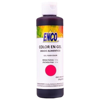 ENCO 1916-250 Colorante en gel Rosa Fiusha 250 gr