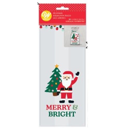 WILTON 1912-0-0482 Bolsa Celofan Navidad Brillante
