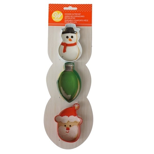 WILTON 2308-0-0361 Cortador Galleta Pinguino Foco Santa