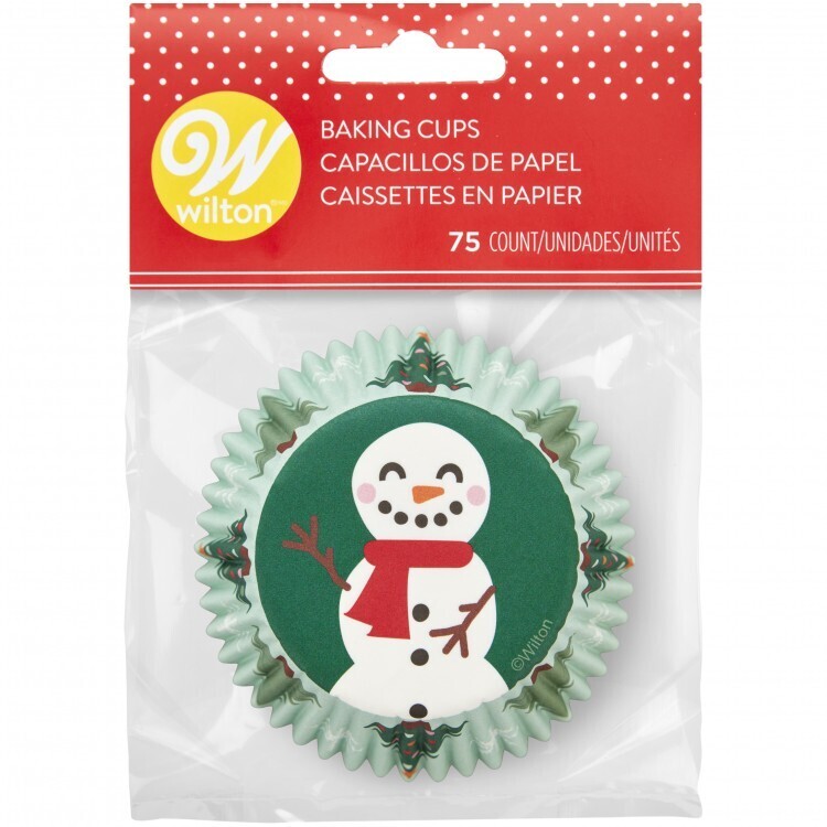 WILTON 415-0-0665 Capacillos Estandar Mono De Nieve 75 piezas