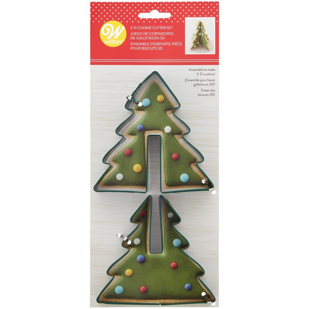 WILTON 2308-0-0305 Cortadores En Forma Pino De Navidad
