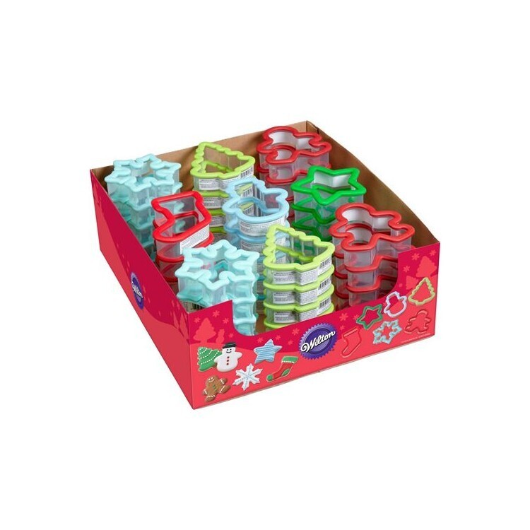 WILTON 2109-9837 Caja Cortadores Navideños 48 Piezas