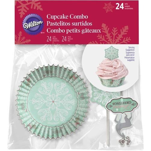 WILTON 415-5384 Capacillo Combo Copo De Nieve Navidad