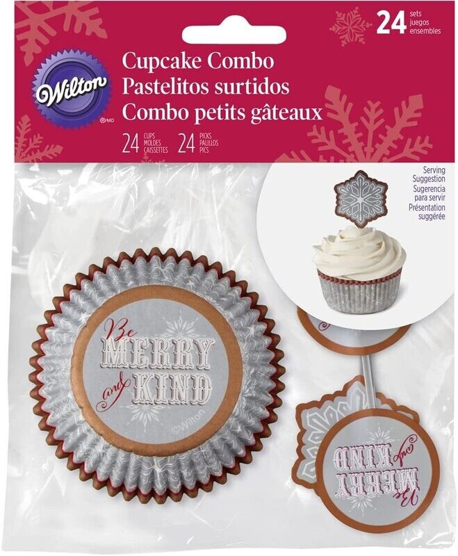 WILTON 415-7210 Combo Capacillo Estandar Navidad Deseos