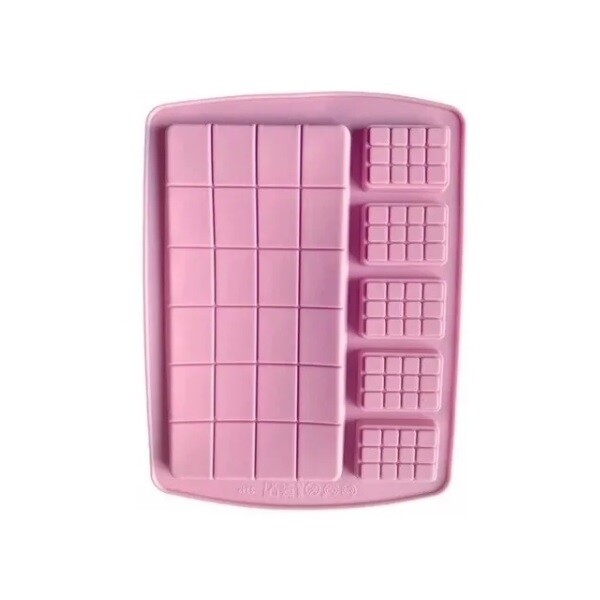 13304531 Molde Silicon 5 Barritas y 1 Barra Grande Chocolate