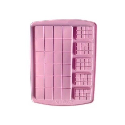 13304531 Molde Silicon 5 Barritas y 1 Barra Grande Chocolate