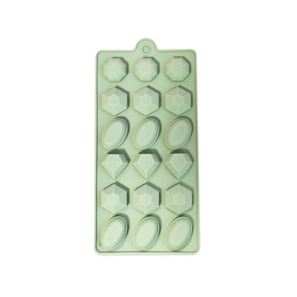 13305102 Molde Silicon Chocolate Diamantes