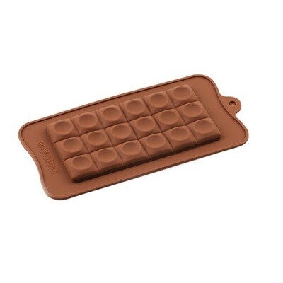 13305402 Molde Silicon Barra Chocolate con Circulos