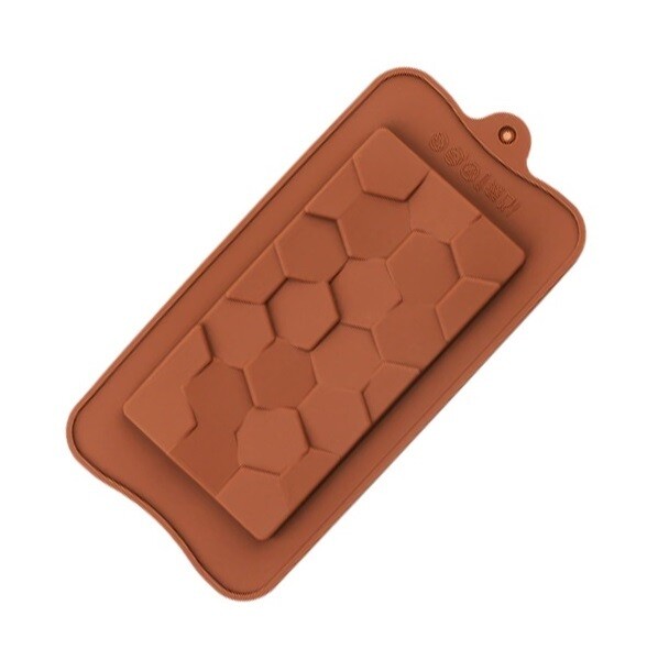 13305741 Molde Silicon Chocolate Relieve Hexagonal