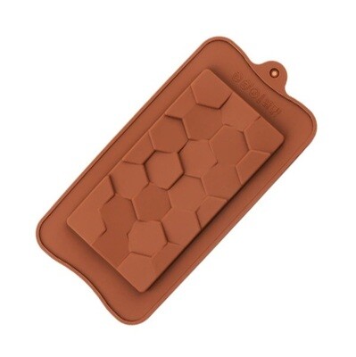 13305741 Molde Silicon Chocolate Relieve Hexagonal
