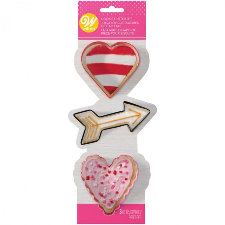 WILTON 2308-3341 Set De Cortadores De Galletas San Valentin