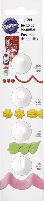 WILTON 418-621 Set de Duyas de Plastico Para Decorar