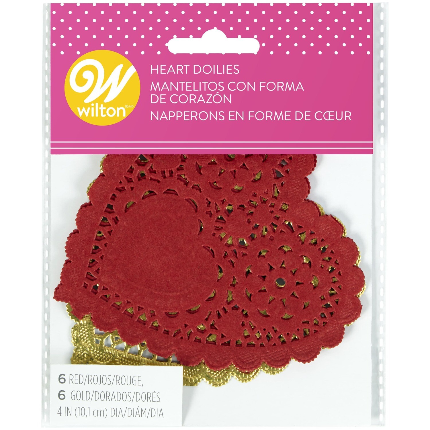 WILTON 2104-5526 Mantelitos en Corazon San Valentin