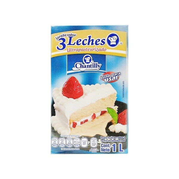 CHANTILLY 01004 Jarabe de 3 Leches 1L