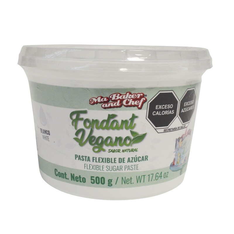 MA BAKER&CHEF FOPA13-500 Fondant Blanco VEGANO 500 Grs