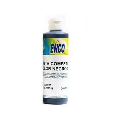 ENCO 3106-250 Tinta Comestible Negro 250 ml