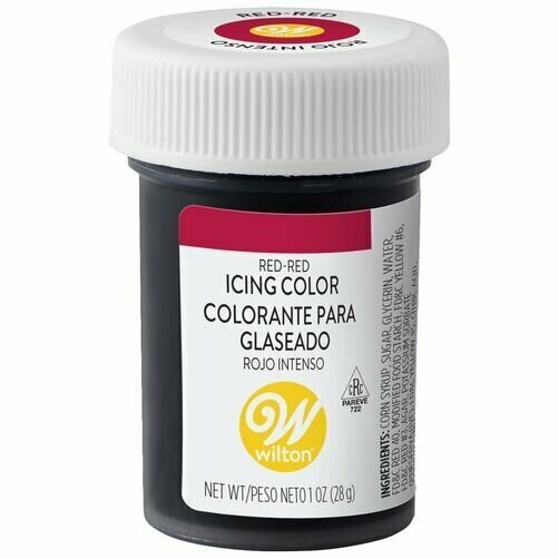 WILTON 04-0-0036 Color en Pasta Rojo Rojo