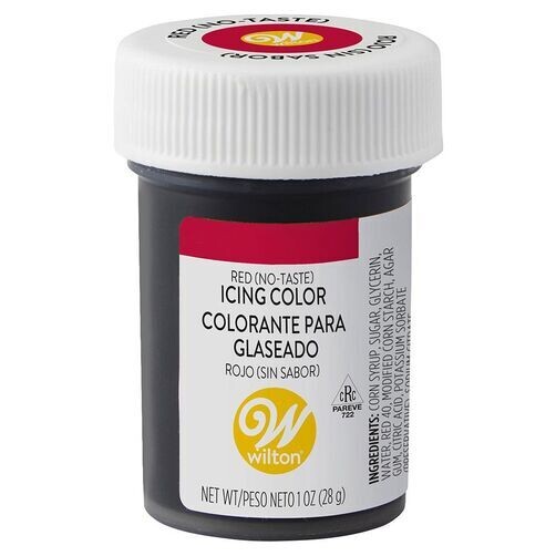 WILTON 04-0-0048 Color en Pasta Rojo sin sabor