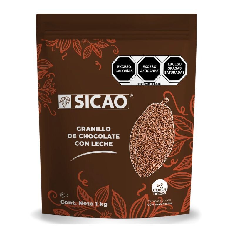SICAO 70504-1000 Granillo De Chocolate De Leche 1kg