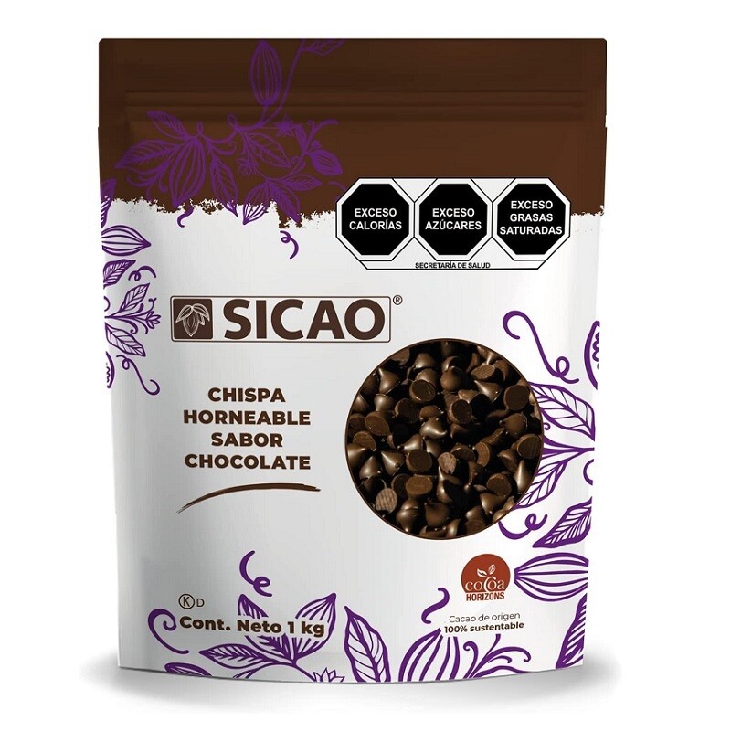 SICAO 50312-1000 Chispas De Chocolate Horneable Compound 1kg