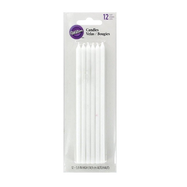 WILTON 2811-773 Velas Blancas Altas