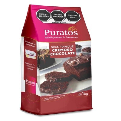 PURATOS 4013317 Mezcla Gran Panque Cremoso Chocolate 1kg